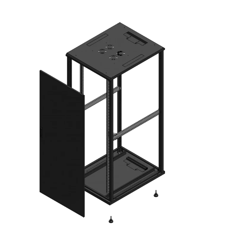 Gigamedia Vloer patchkast AV enkel TOL SP EX 19" 42HE 800x1000mm Zwart GGM 7042810PTSSPEX