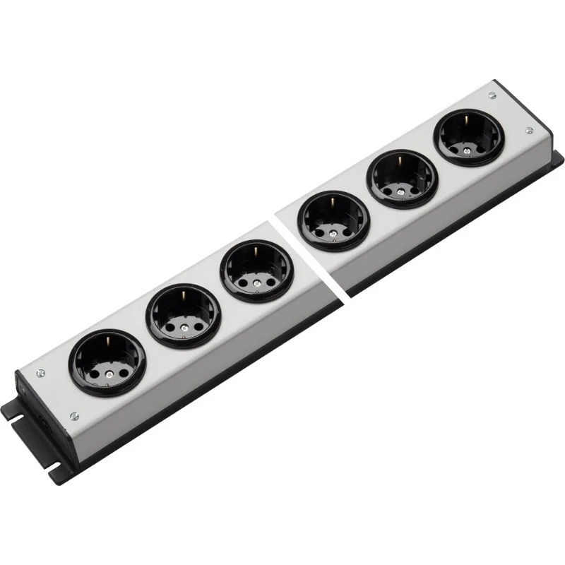 Martin Kaiser Contactdooscombinatie grijs-zwart 10RA 16A IP20 1057/10L-SW