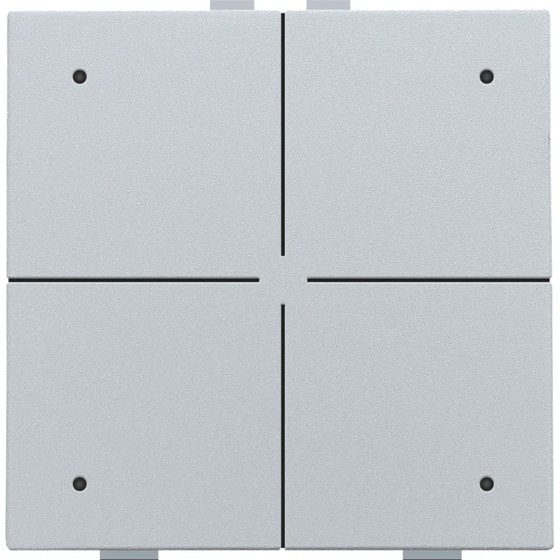 Niko Drukknop met led en comfortsensoren Home Control 4-voudig inbouw 121-52204