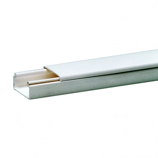 Attema Z25 kabelkoker 3000x25x13mm PVC Bodemperforatie met deksel wit RAL 9010 AT9022