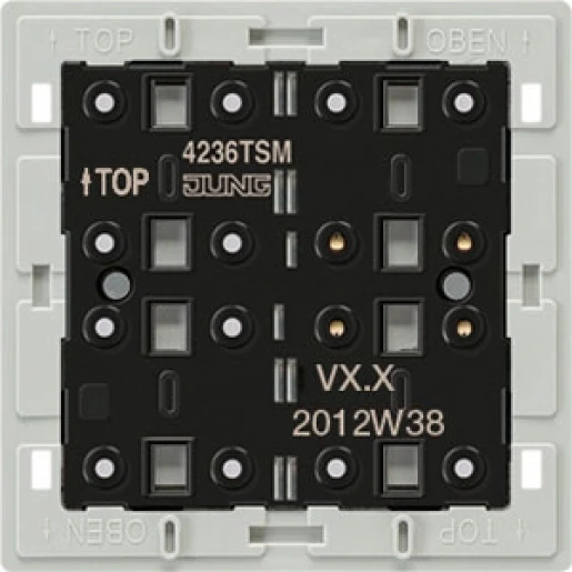 Jung tastermodule 3-kan voor relais rs8reghe inbouw Druk-/tiptoetscontact 4236TSM