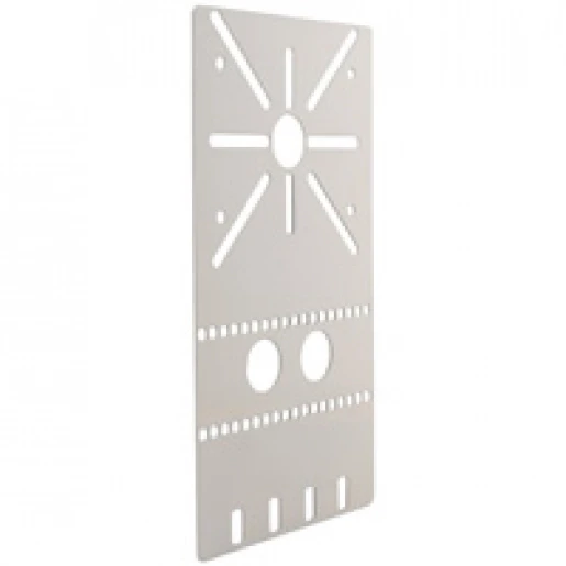 Legrand P31+ universele montageplaat (kabeldraagsysteem) 125x220mm Staal bandverzinkt (sendzimir verzinkt) en gecoat wit RAL 9010 350157