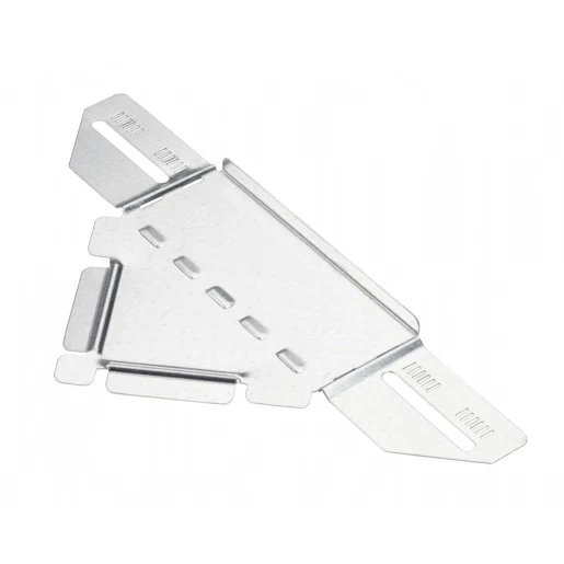 Stago KG281 universeel aftakstuk kabelgoot h 60mm wit RAL 1013 CSU36110012