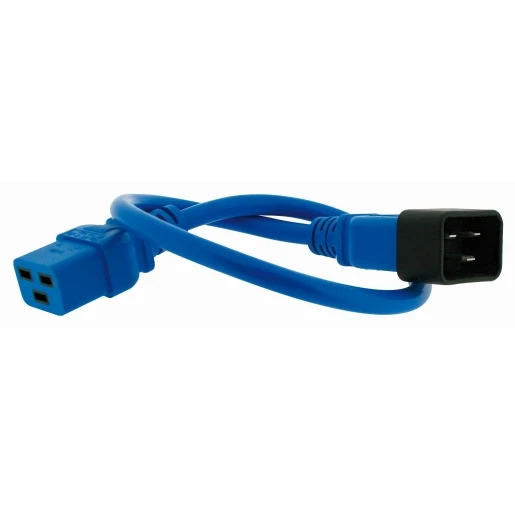 Gigamedia Power patchkabel c19/c20 2mtr blauw
