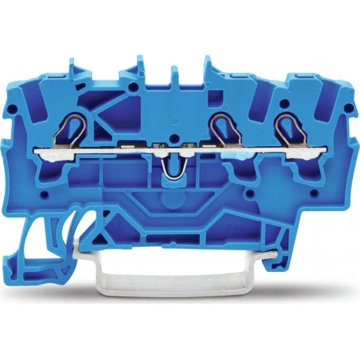 Wago Serie 2001 Verbindingsrijgklem 0,5-2,5mm² eendr. 0,25-1,5mm² meerdr. Blauw