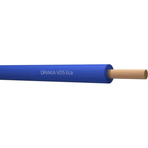 Draka VDS Eca Montagedraad 1x25mm² Eca PVC 70°C blauw 1000M Ring 817280F3