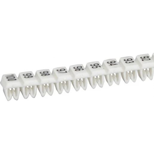 Legrand CAB 3 adercodering Schriftvorm 1.4-1.8mm Klemmen (snap) Wit