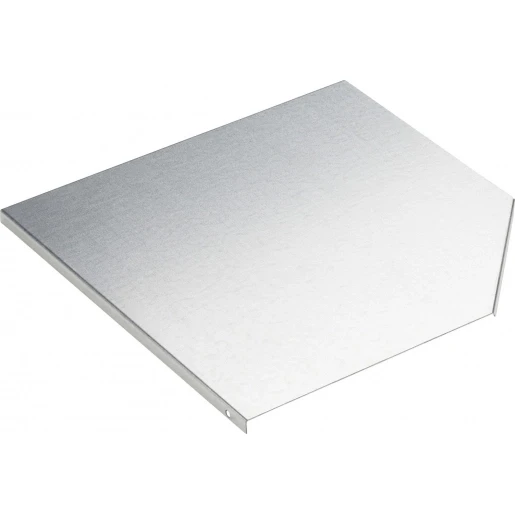 Stago KG281 deksel bocht 90° 120mm Dekselklem Bandverzinkt (sendzimir verzinkt) en gecoat wit RAL 9010 CSU30061272