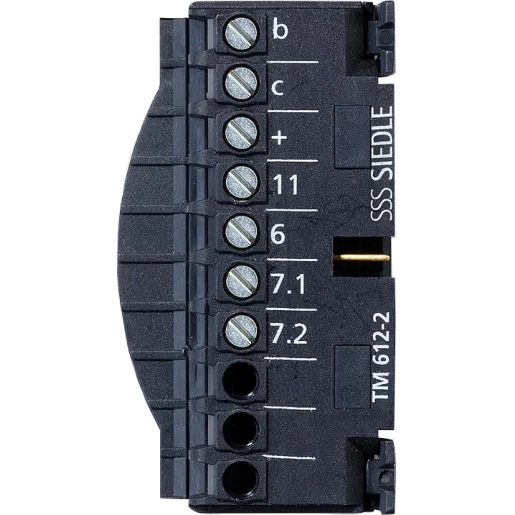 Siedle TM 612-2 klemmenblok zwart 210007297-00