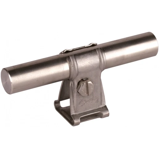Dehn Rod holder with claw stst for rd 13-16mm for wall mounting hole 6.5mm