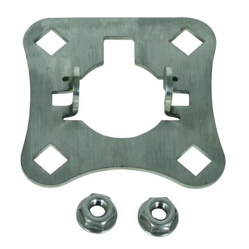 Dehn Connection plate stst for supporting tubes d 50mm for 4 hvi connection