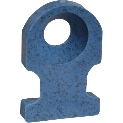 ABB Montuurbasis met laag profiel blauw nylon 6.6 l 19.1m b 12.7mm h 3.