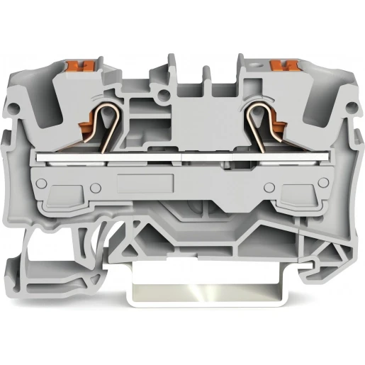Wago 2206 Verbindingsrijgklem 1-10mm² eendr. 0,5-6mm² meerdr. Grijs