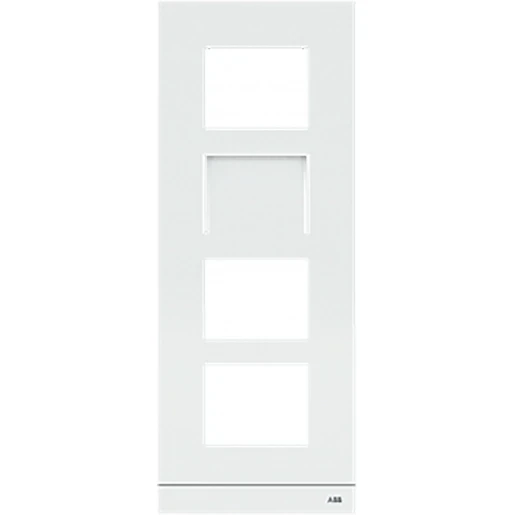 ABB Busch-Jaeger WELCOME IP KADER VIDEO BUITENPOST 4 MODULES MAAT 1/4 WIT