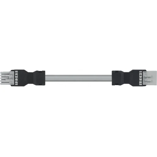 Wago SERIE 891 Patchkabel gebouwinstallatie 5p Contrastekker (female) Stekker 6000mm