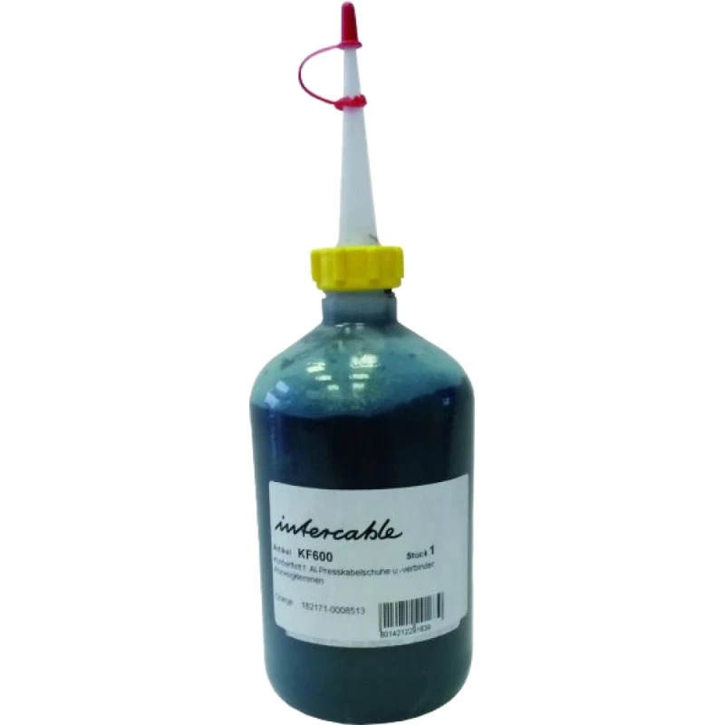 Intercable Contactvet voor Al-perskabelschoenen en verbinders 600ml KF600