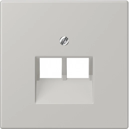 Jung LS range Afdekking centraalplaat LC32013 UAE/IAE 2 connectoren Zonder label LC969-2UA205