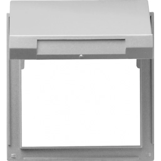 Gira TX_44 Adapterraam klapdeksel aluminium 065465