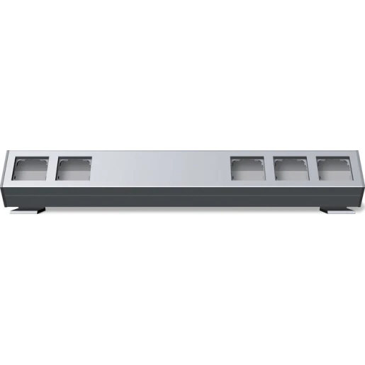 Gira Profiel 55 Bevestigingshoek 5-voudig aluminium Horizontaal en verticaal 119526