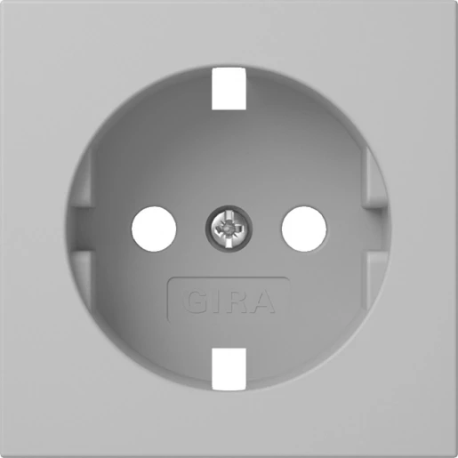 Gira System 55 afdekking wandcontactdoos ra system 55 grijs m 4920015