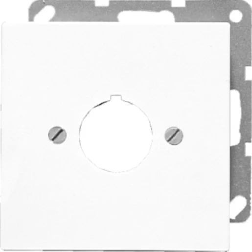 Jung LS range centraalplaat apparaat 22,5m ls990 Basiselement met centrale afdekplaat 1 connector Zonder label wit LS964