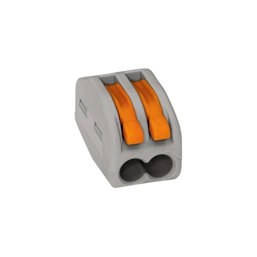 Wago Verbindingsklem 2x2,5mm2 grijs
