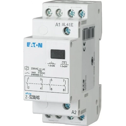 Eaton Impulsrelais z-s230/4s-230 vac-16a-4m contact-2te