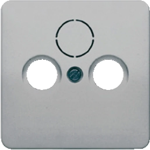 Jung CD range centraalplaat cd500 Satelliet 1 connector Zonder label grijs CD561SATGR