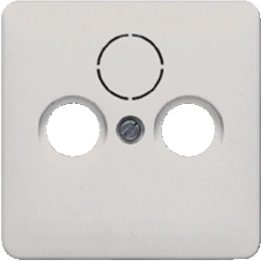 Jung CD range centraalplaat cd500 Satelliet 1 connector Zonder label grijs CD561SATLG