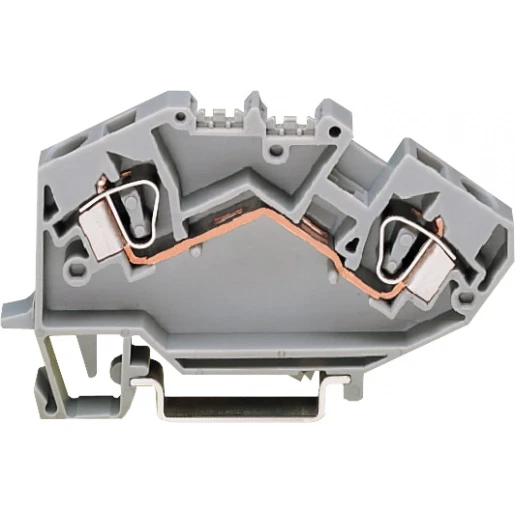 Wago Serie 782 Verbindingsrijgklem 0,2-6mm² eendr. 0,2-6mm² meerdr. Grijs