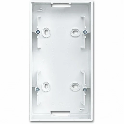 ABB Busch-Jaeger Balance Opbouwbak + bodem 2-voudig wit Horizontaal en verticaal 2CKA001799A0987