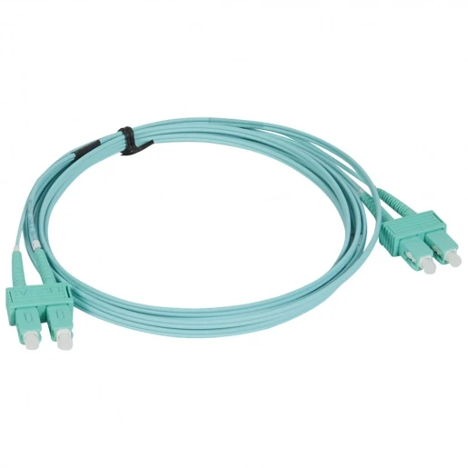 Legrand LCS3 Glasvezel patchkabel SC-duplex OM4 3m Turkoois 032632