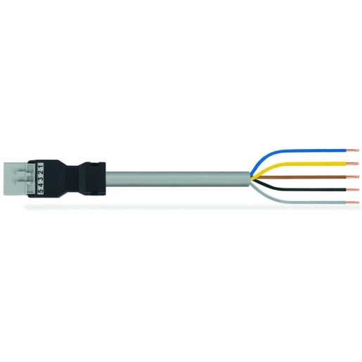 Wago Serie 891 Patchkabel gebouwinstallatie 5p Stekker Vrij kabeluiteinde 5000mm