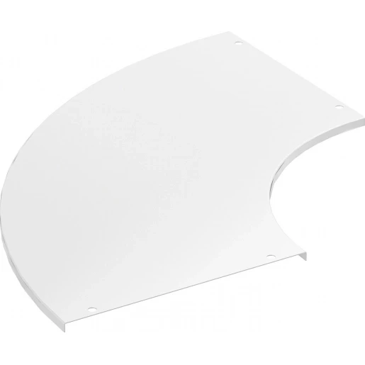 Stago Wibe deksel bocht 90° 601mm Dekselklem Thermisch verzinkt en gecoat wit RAL 9010 781756