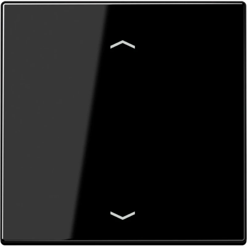 Jung LS range Afdekking LS990 standaard voor 1730JE enkelvoudig Glanzend zwart RAL 9005 LS1700PSW