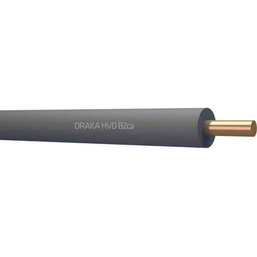 Draka HVD B2ca Installatiedraad 2.5mm² B2ca polyolefine 70°C grijs 100M Doos 833984D3