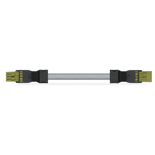 Wago 891 Patchkabel gebouwinstallatie 4p Contrastekker (female) Stekker 4000mm