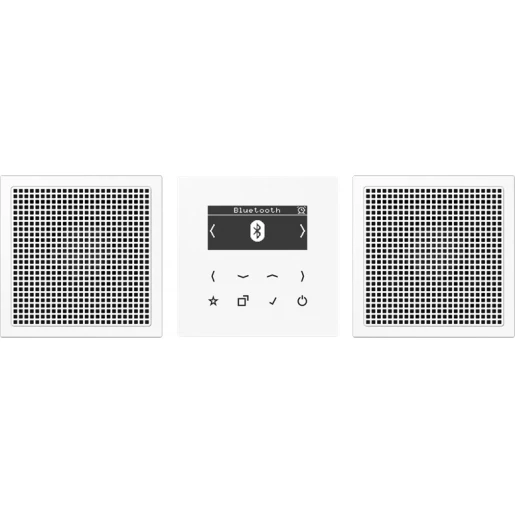 Jung LS range smartradio stereo + bluetooth ls990 alpine wit DAB+ FM ontvanger wit DABLS2BTWW