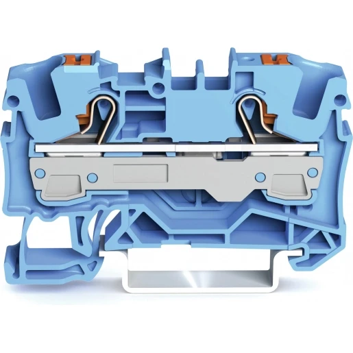 Wago 2206 Verbindingsrijgklem 1-10mm² eendr. 0,5-6mm² meerdr. Blauw