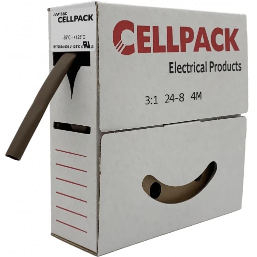 Cellpack KRIMPKOUS/AFROLBOX DUNW.KRIMPVERH.3:1 SB/12-4/GRIJS/8M