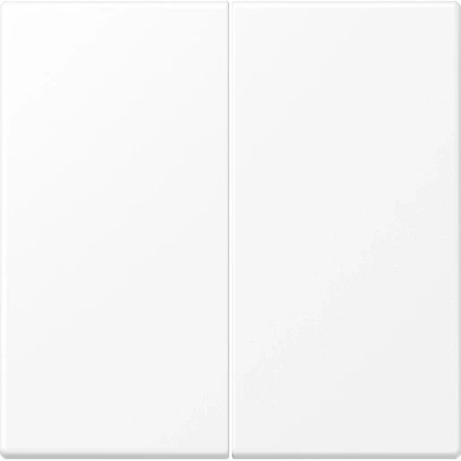 Jung LS range stuurafdekking standaard ude ls990 2-voudig Mat wit RAL 9016 LS1702WWM