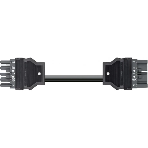 Wago SERIE 771 Patchkabel gebouwinstallatie 5p Contrastekker (female) Stekker 1000mm