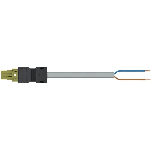 Wago Serie 771 Patchkabel gebouwinstallatie 2p Contrastekker (female) Vrij kabeluiteinde 1000mm