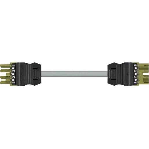 Wago SERIE 771 Patchkabel gebouwinstallatie 4p Contrastekker (female) Stekker 8000mm
