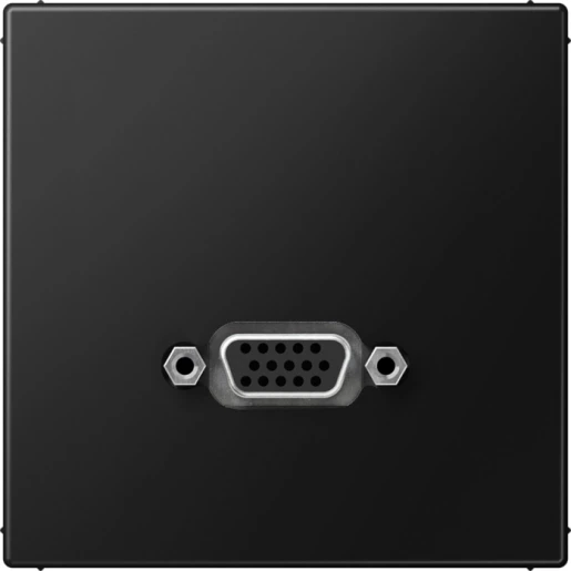 Jung LS range afdekking ls990 matzwart 1x vga MALS1102SWM