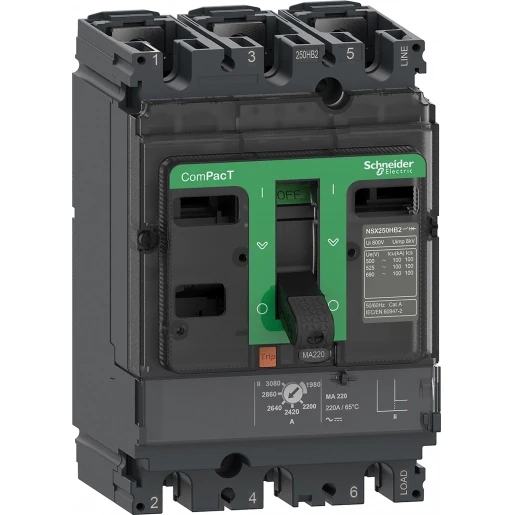 Schneider Electric NSX100R 200KA AC 3P 25A MA