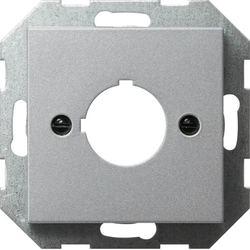 Gira System 55 afdekking draagring apparaten ø22,5mm aluminium 027226