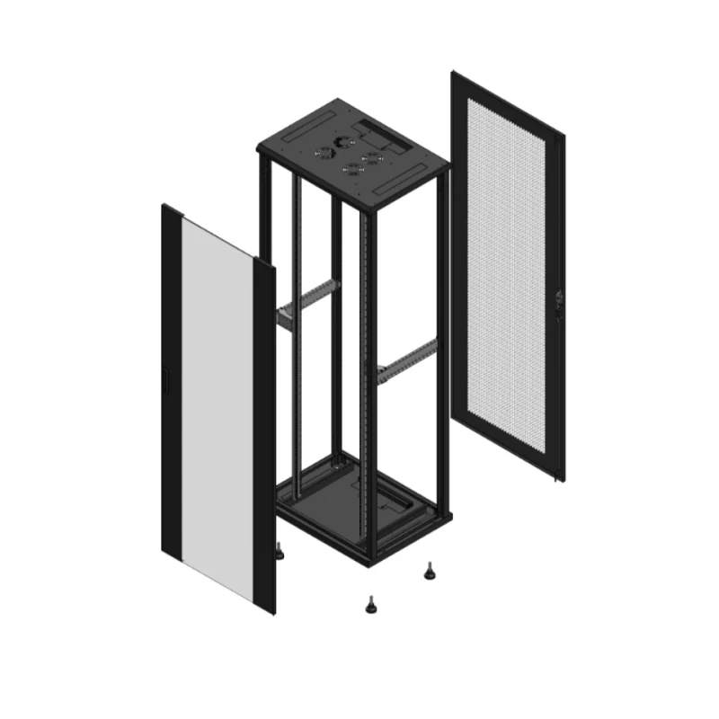 Gigamedia Vloer patchkast AV enkel VER AR enkel PER EX 19" 47HE 800x600mm Zwart GGM 704786PVSPPSEX