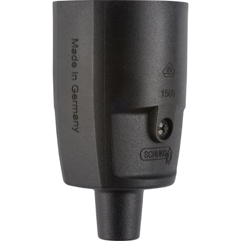 ABL Compact koppeling SCHUKO PP zwart aanraakbeveiliging IP20