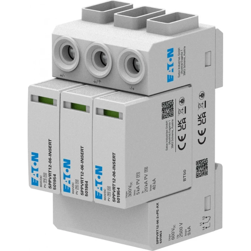 Eaton SPPVRT12-06-2+PE / bliksemstroom- en overspanningsbeveiliging Type 1/